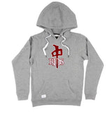 RDS OG Women’s Hoodie • Chenille Heather Grey/Red Large