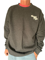 Topless Pizza Crew Sweatshirt Dark Heather