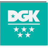 DGK 5 Star Sticker Teal