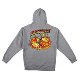 SPITFIRE • HELL HOUNDS II PULLOVER HOODIE • HEATHER GREY w/ MULTI COLOR