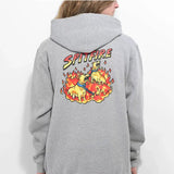 SPITFIRE • HELL HOUNDS II PULLOVER HOODIE • HEATHER GREY w/ MULTI COLOR