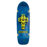 Dogtown Biggest Boy Deck - Blue Stain / Yellow Cross 10" x 33.45"